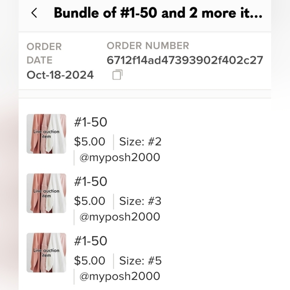 Personal listing for @myposh2000 - Picture 2 of 2